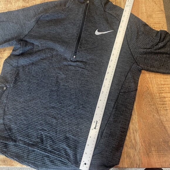 Nike running dri fit windbreaker jacket womens size M black softshell - Picture 9 of 10